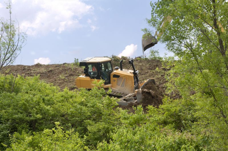 Bulldozer Clearing in Houston, TX