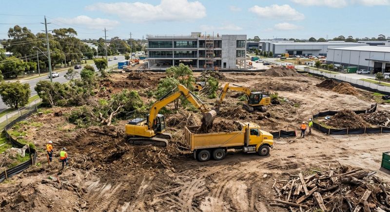 Commercial Lot Clearing in Gwinnett County, GA