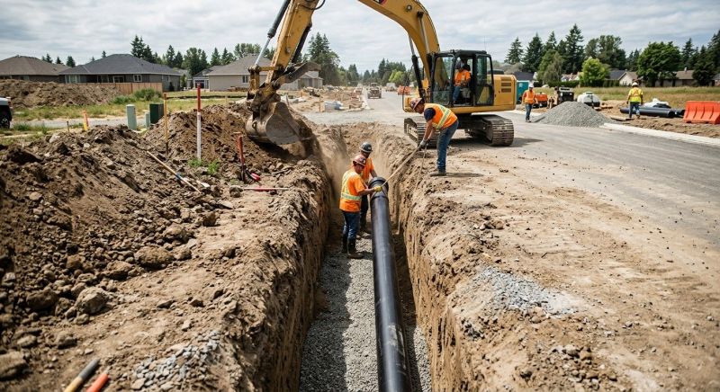 Gas Line Excavation in Atlanta, GA