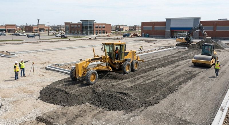 Parking Lot Excavation in Houston, TX