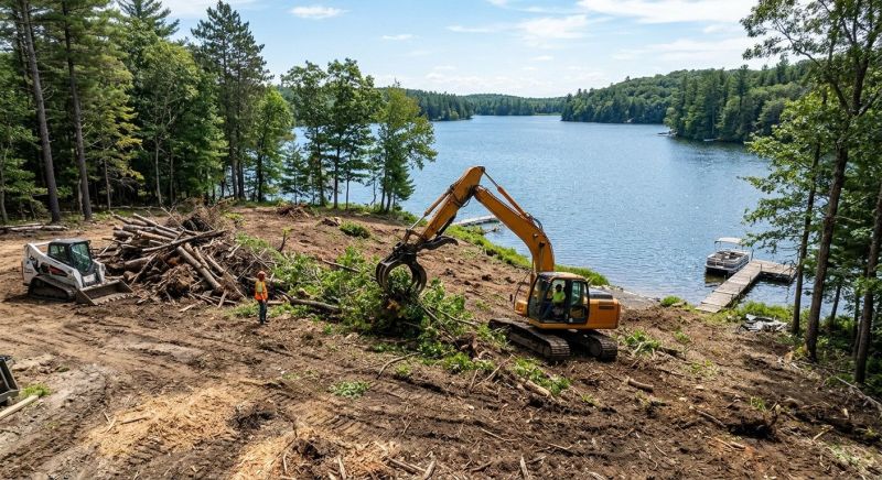 Pool Land Clearing in Cumming, GA