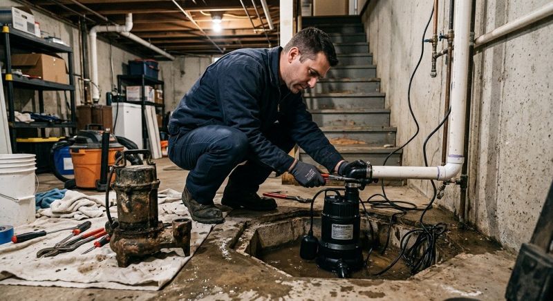 Sump Pump Installation in Boston, MA