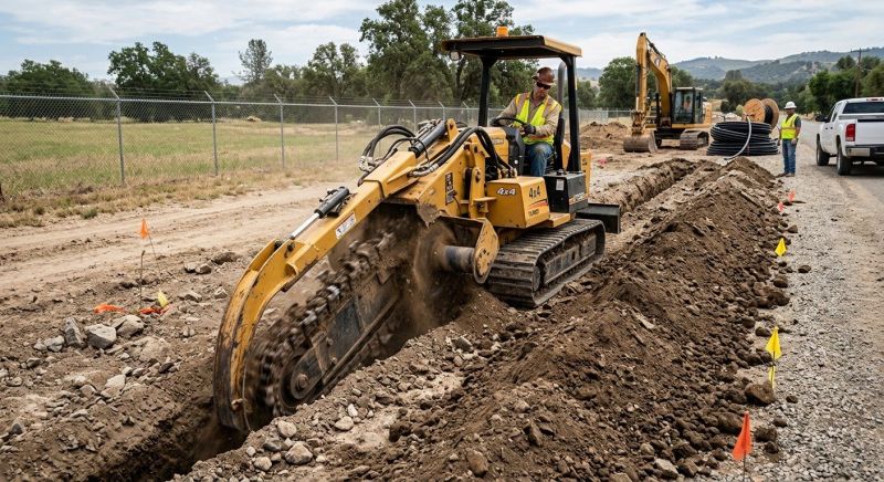 Backhoe Trenching in Salt Lake City, UT