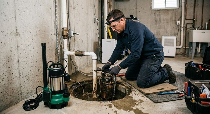 Basement Drainage Installation in Mobile, AL