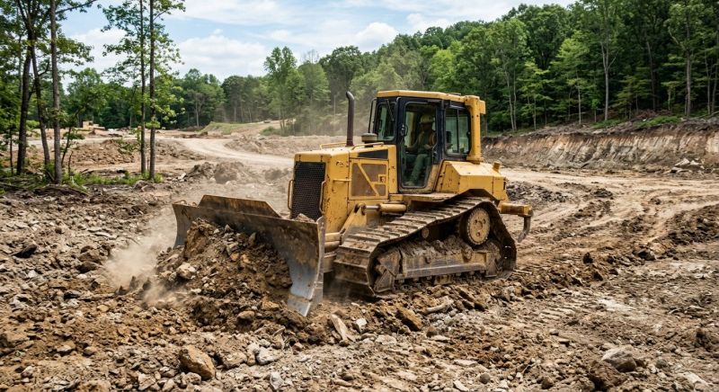 Bulldozer Clearing in Marietta, GA