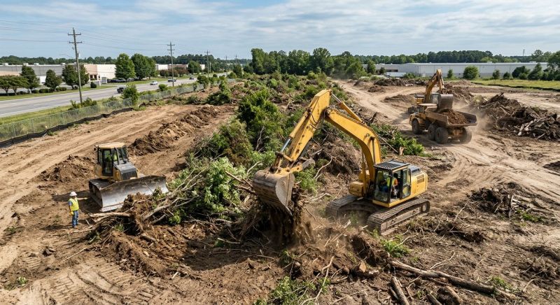Commercial Land Preparation in Marietta, GA