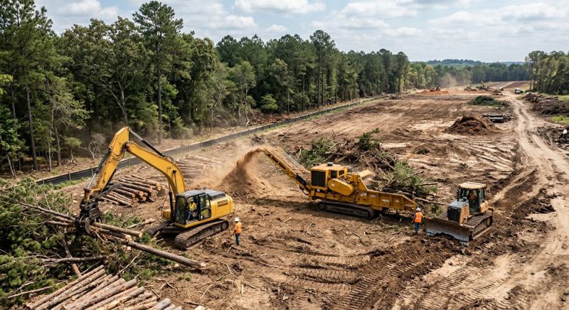 Commercial Site Clearing in Cumming, GA