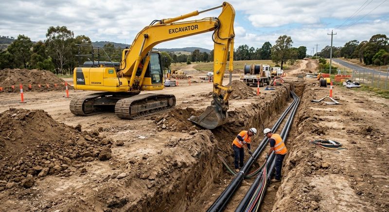 Electrical Line Trenching in Atlanta, GA