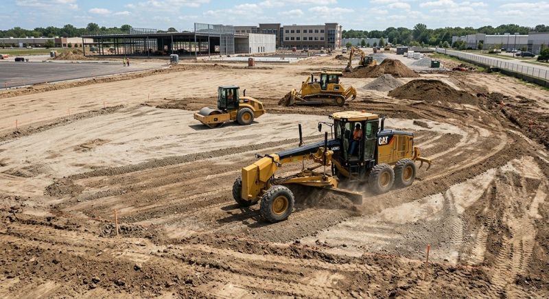 Parking Lot Leveling in Houston, TX
