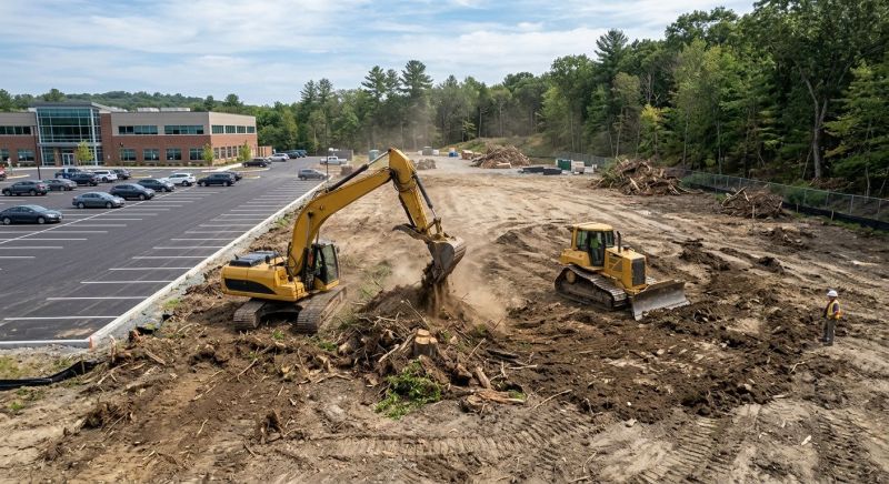 Parking Lot Site Preparation in Gwinnett County, GA