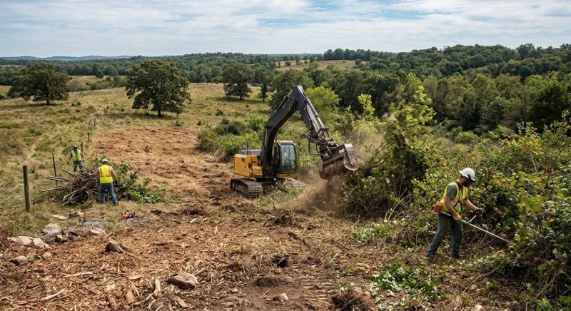 Pasture Clearing in Gwinnett County, GA