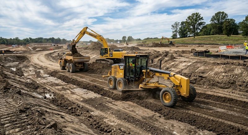 Site Grading Service in Houston, TX