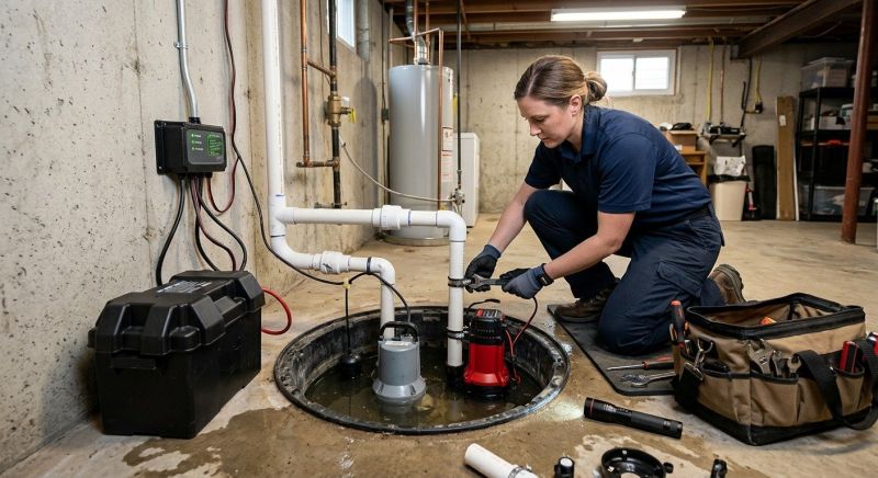 Sump Pump Plumbing in Huntsville, AL