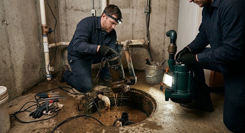 Sump Pump Relocation in Pompano Beach, FL