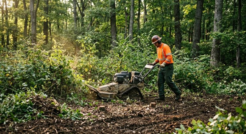 Underbrush Clearing in Gwinnett County, GA