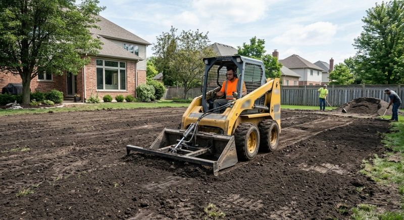 Yard Leveling in Houston, TX