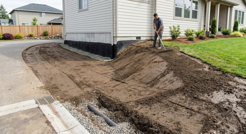 Yard Sloping in Houston, TX
